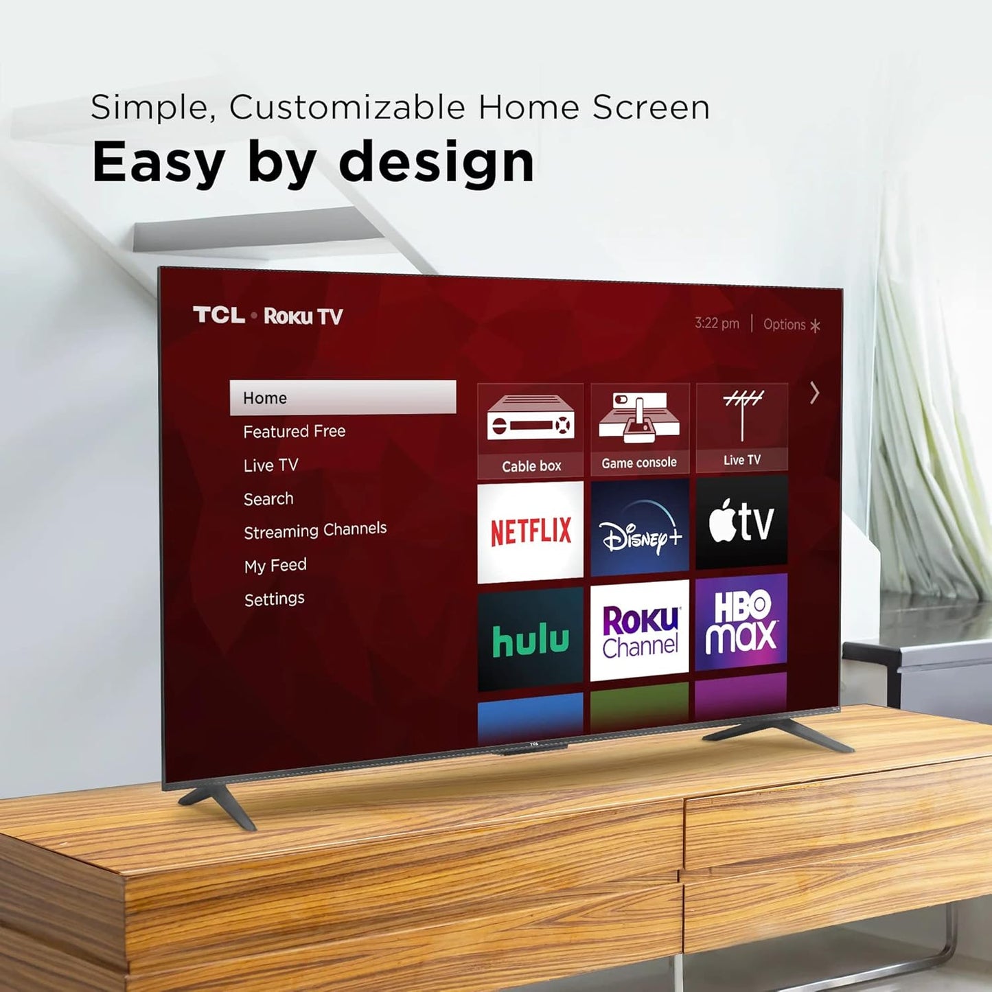 TCL 50S451 50-Inch 4K UHD HDR Smart Roku TV