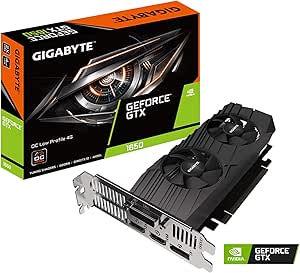 Gigabyte GV-N1656OC-4GL GTX 1650 D6 OC Low Profile Graphics Card