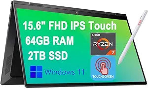 HP HP Envy x360 RYZEN 7 Touchscreen Laptop Renewed