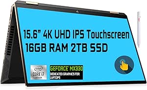 HP Spectre x360 15 2-in-1 i7 4K Touch Laptop