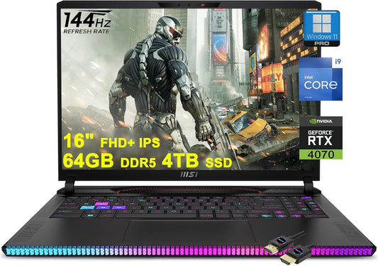MSI Raider GE68HX i9 RTX 4070 16" Gaming Laptop