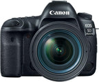 Canon 1483C018 EOS 5D Mark IV 4K DSLR Bundle Renewed