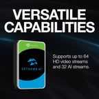 Seagate ST8000VEZ01 Skyhawk AI 8TB Surveillance HDD