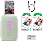 Fujifilm INSTAX Mini Link 3 Sage Green Printer Bundle