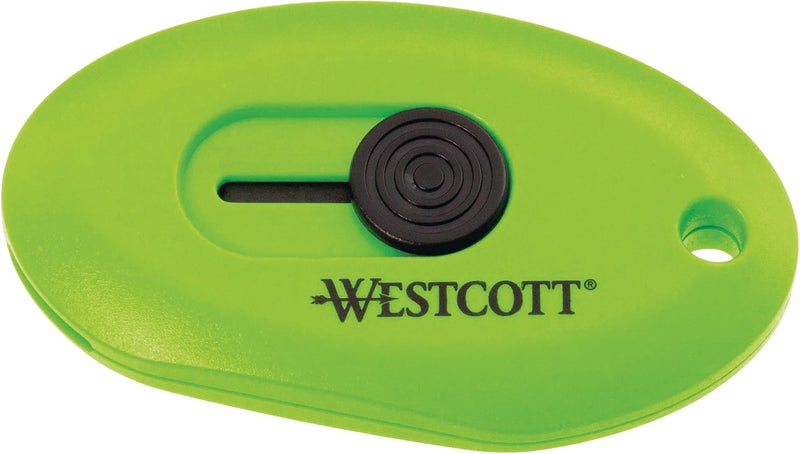 Westcott Mini Ceramic Safety Blade Cutter Green — main product image