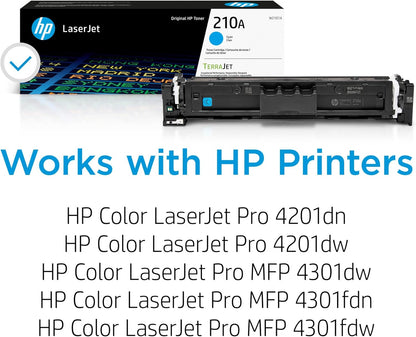 HP W2101A 210A Cyan Toner Cartridge for Color Laserjet
