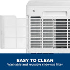 GE APFD05JASW 5100 BTU Portable Air Conditioner, 150 sq ft, White