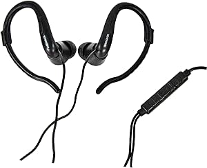 Magnavox MHP4855-BK Earhook Earbuds with Microphone - Black
