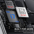 HP HP 17 i7 Laptop 64GB 2TB SSD 17.3 Inch Display