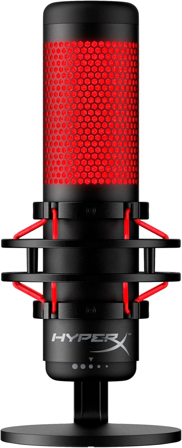 HP 4P5P6AA HyperX QuadCast Rouge Microphone — main product image