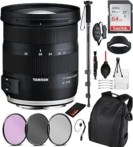 Tamron 17-35mm f/2.8-4 DI OSD Canon EF Wide Angle Lens