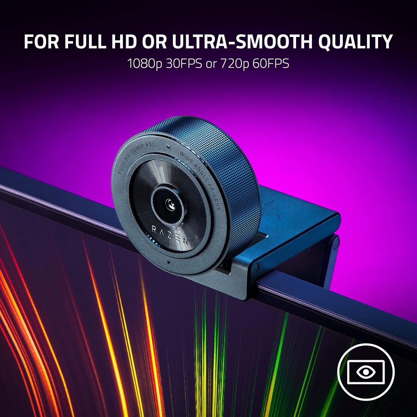 Razer RZ19-04170100 Kiyo X Full HD Streaming Webcam