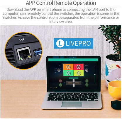 FEELWORLD LIVEPRO L1 V1: HDMI Video Mixer Live Stream Switcher