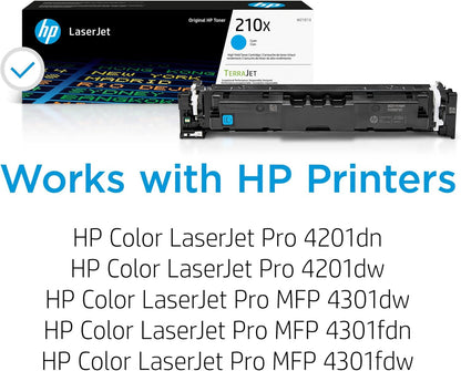 HP W2101X 210X Cyan High-Yield Toner Cartridge