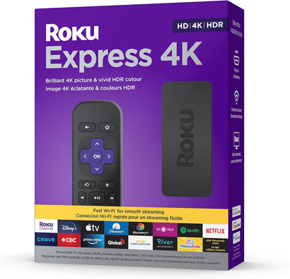 Roku Express 4K Streaming Media Player 2022 Renewed