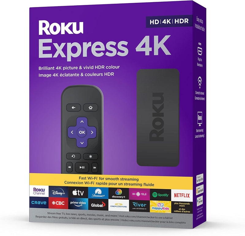 Roku Express 4K Streaming Media Player 2022 Renewed — main product image