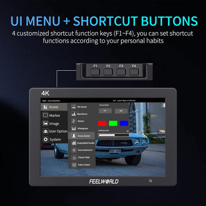 FEELWORLD T7 7" DSLR Camera Field Monitor 4K HDMI