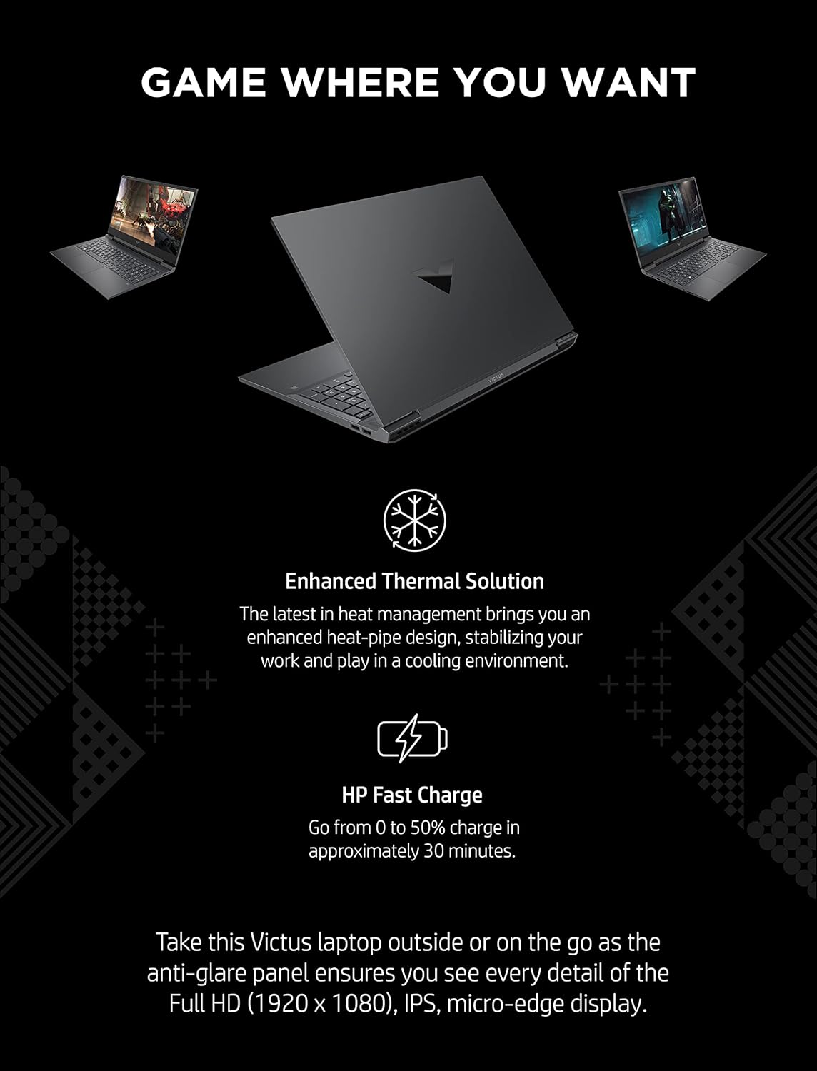 HP 405F8UA#ABA Victus 16 i7 RTX 3050 Ti Gaming Laptop