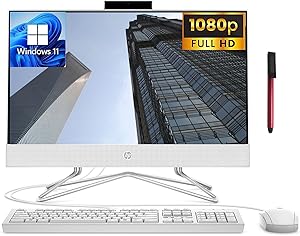HP 22-dd All-in-One Desktop, Celeron J4025, 16GB RAM, 1TB SSD + 64GB Flash — main product image