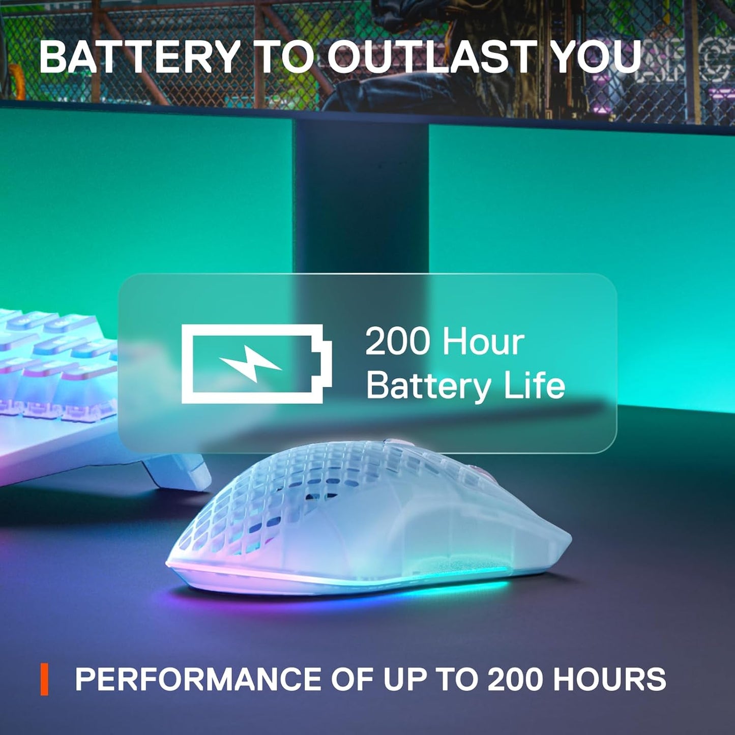 SteelSeries 62612 Aerox 3 Wireless RGB Gaming Mouse