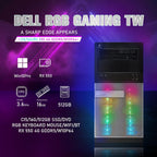 Dell OptiPlex Tower RGB Gaming PC RX 550 Renewed