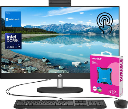 HP TPC-Q095-27 27" Touchscreen All-in-One Desktop Ultra 7 64GB 4TB SSD