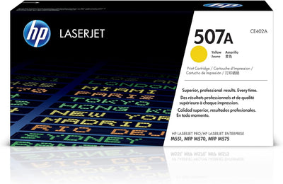 HP CE402A 507A Yellow LaserJet Toner Cartridge