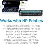 HP W2122A 212A Yellow Toner Cartridge LaserJet Enterprise