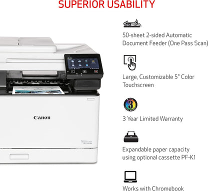Canon 5455C010 Color imageCLASS MF753Cdw Wireless Laser Printer