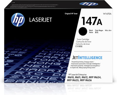 HP W1470A 147A Black Toner Cartridge LaserJet Enterprise