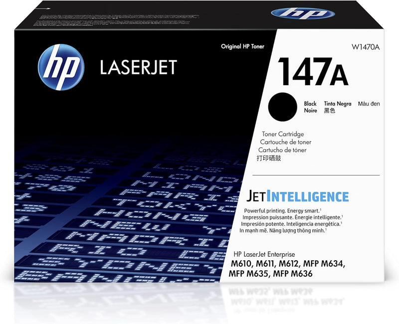 HP W1470A 147A Black Toner Cartridge LaserJet Enterprise — main product image