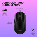 HyperX 6N0A7AA Pulsefire Haste 2 Wired Gaming Mouse