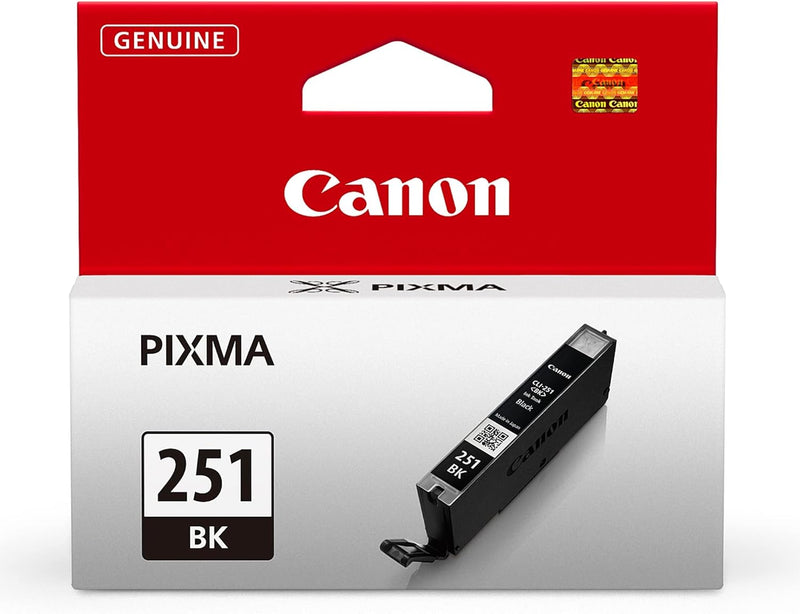 Canon CLI-251 BK Black Ink Cartridge - PIXMA Compatible — main product image