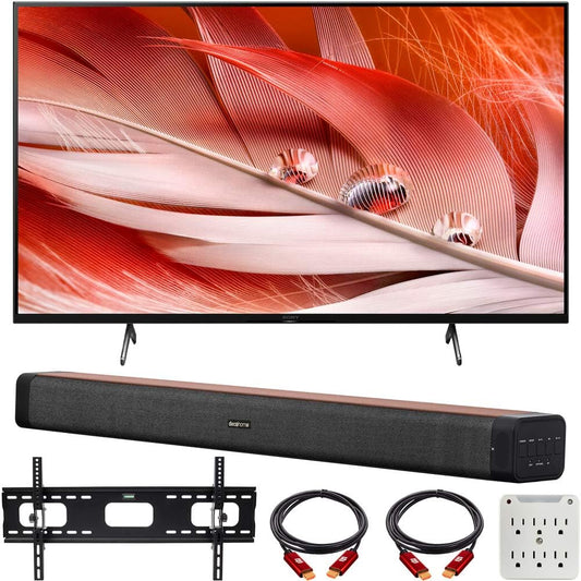 Sony E2SNXR65X90J 65-Inch 4K Ultra HD Smart TV Bundle
