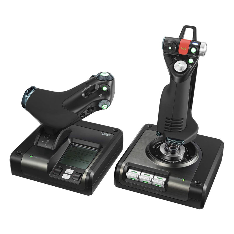 Logitech G X52 Pro 945-000066 USB Flight Control System Simulator — main product image