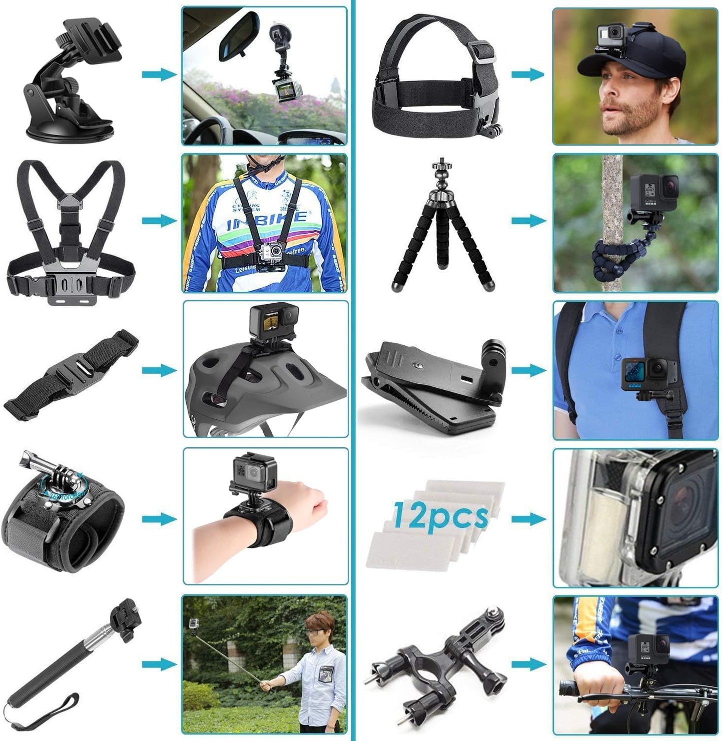 GoPro CHDHX-131-XX HERO13 Black Action Camera Bundle