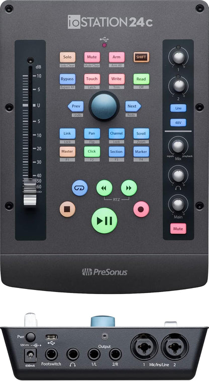 PreSonus ioStation 24c USB Audio Interface Production Controller