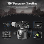 Neewer 10101297 Low Profile Camera Tripod Ball Head