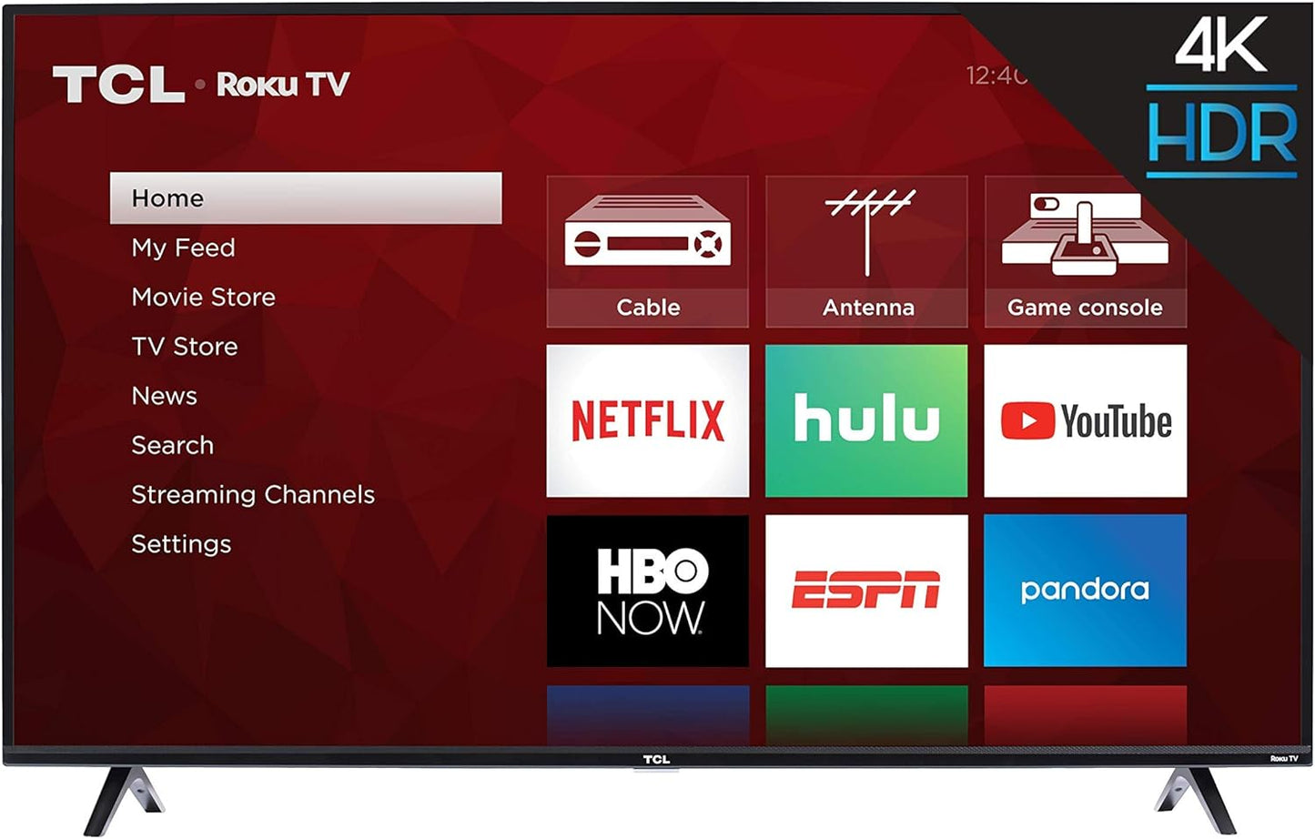 TCL 43S425 43" 4K Roku TV with Soundbar