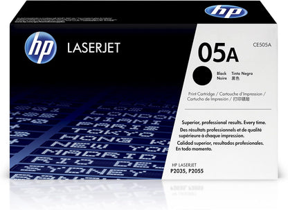 HP CE505D 05A Black Toner - 2-Pack for LaserJet P2035/P2055