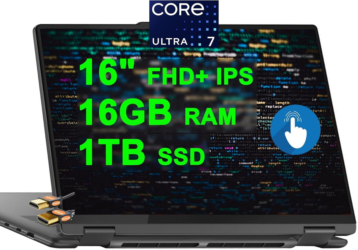 Lenovo Yoga 7i 16" Ultra 7 FHD+ Touch Laptop