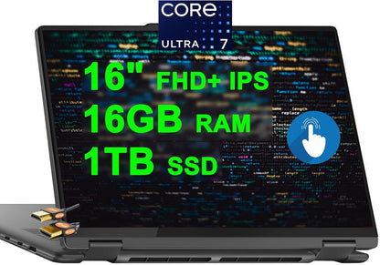 Lenovo Yoga 7i 16" Ultra 7 FHD+ Touch Laptop