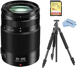 Panasonic 35-100mm II Lumix G X Vario F2.8 Mirrorless Lens Bundle
