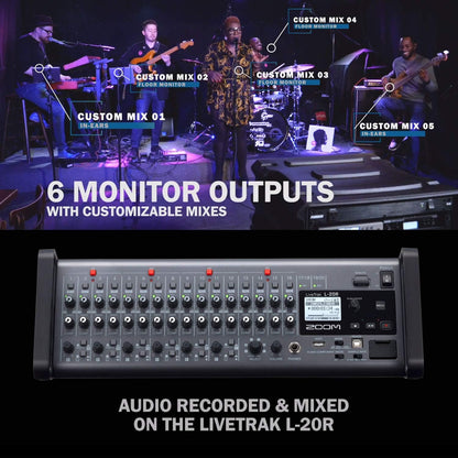 Zoom LiveTrak L-20R Digital Mixing Console