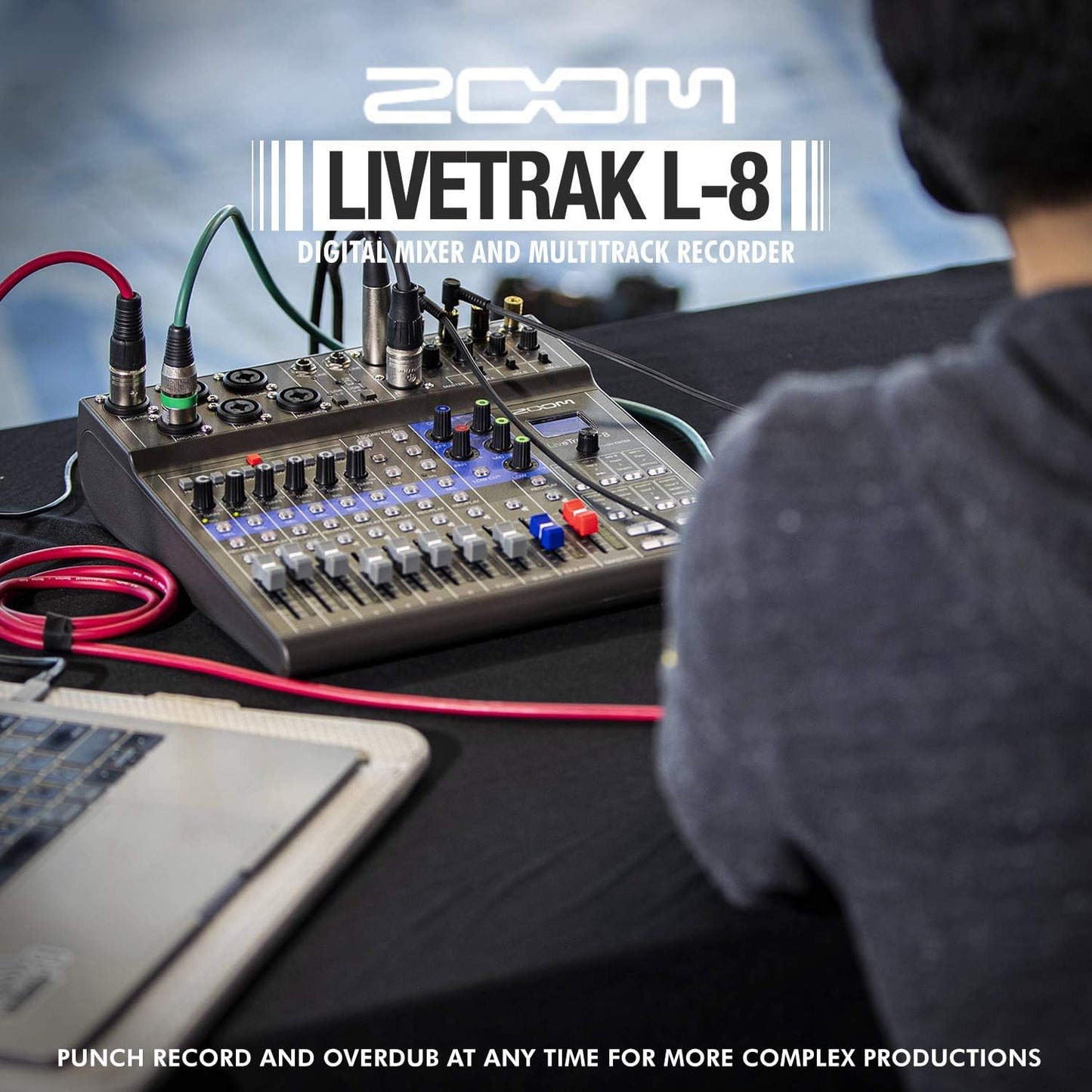 Zoom LiveTrak L-8 Portable Digital Mixer Recorder Bundle