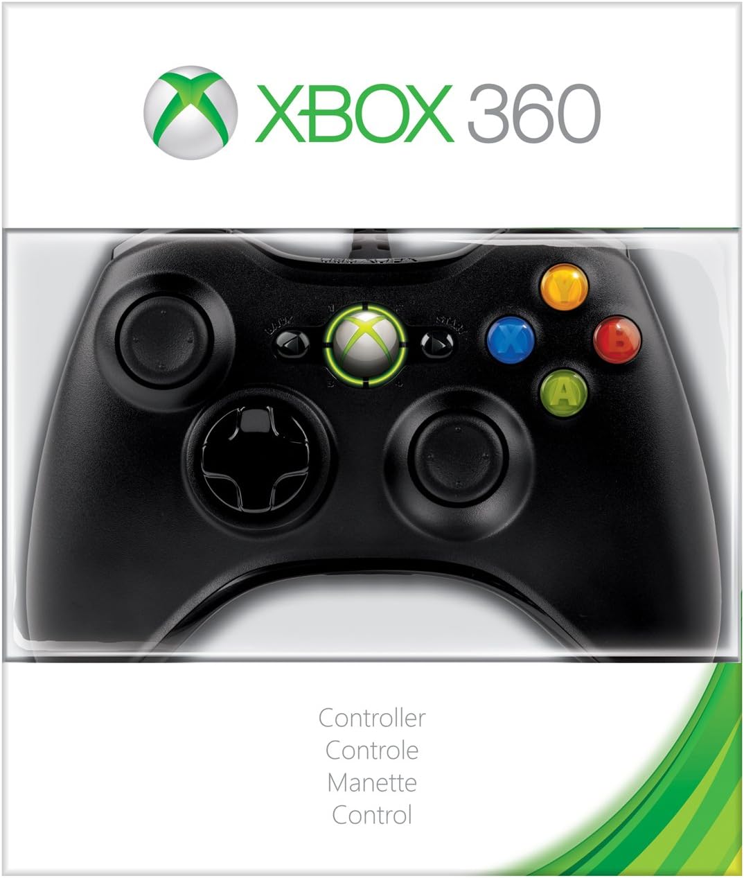 Microsoft S9F-00001 Xbox 360 Wired Controller - Black