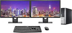 Dell TM Desktop Computer Core i7 Dual Monitors Renewed