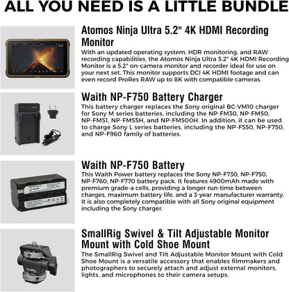 Atomos Ninja Ultra 5.2" 4K HDMI Recording Monitor Kit