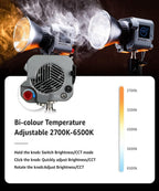 Aputure amaran 60xS Bi-Color Bowens Mount LED Light