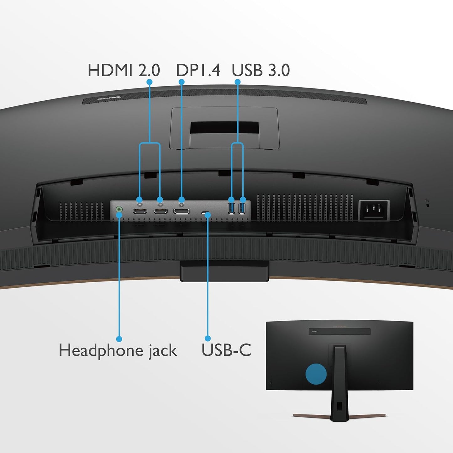 BenQ EW3880R 38" Curved Ultrawide Monitor WQHD HDRi